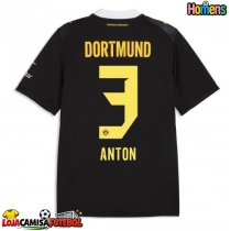Camisa de Futebol Borussia Dortmund Waldemar Anton #3 Equipamento Secundário 2026-27 Manga Curta